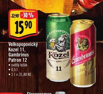 Albert Pivo velkopopovický kozel nabídka