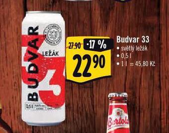 Albert Pivo budvar 33 nabídka