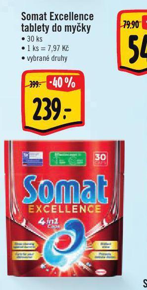 Albert Somat excellence tablety do myčky nabídka
