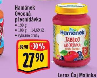 Albert Hamánek ovocná přesnídávka nabídka