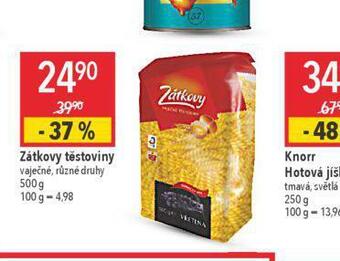 Globus Zátkovy těstoviny nabídka