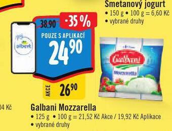 Albert Galbani mozzarella sýr nabídka