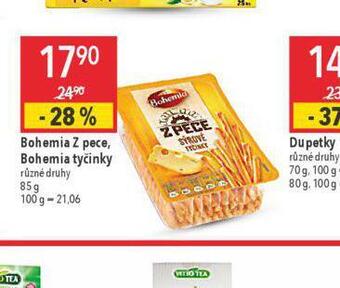 Globus Bohemia z pece, bohemia tyčinky nabídka