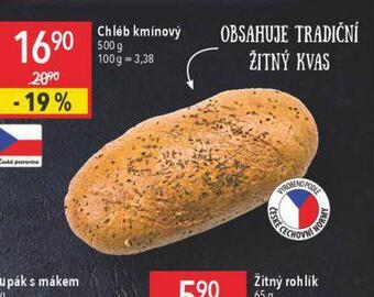 Globus Chléb kmínový nabídka
