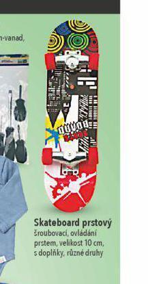 Globus Skateboard prstový nabídka