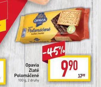 Opavia zlaté polomáčené