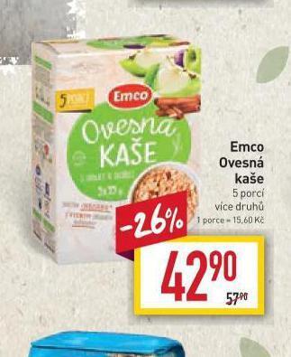 Billa Emco ovesná kaše nabídka