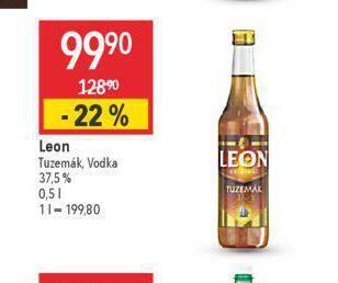 Globus Leon tuzemák, vodka nabídka