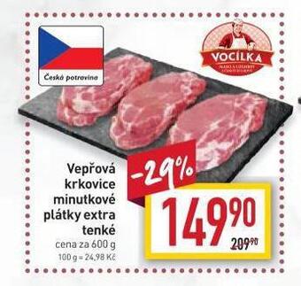Billa Vepřová krkovice nabídka