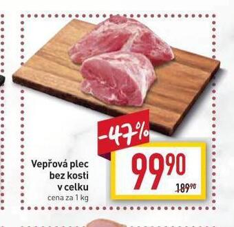 Billa Vepřová plec bez kosti nabídka