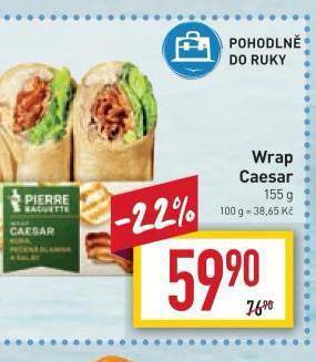 Billa Wrap caesar nabídka