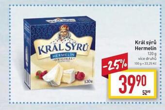 Billa Král sýrů hermelín nabídka