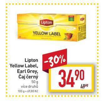 Billa Lipton čaj nabídka