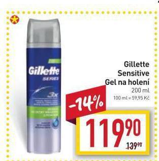 Gillette gel na holení