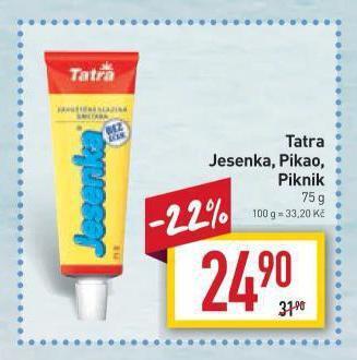Billa Tatra piknik nabídka