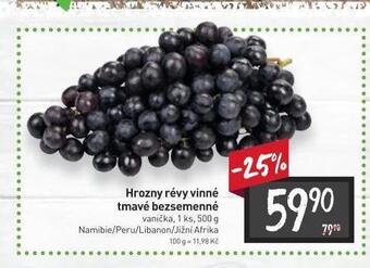 Billa Hrozny révy vinné tmavé nabídka