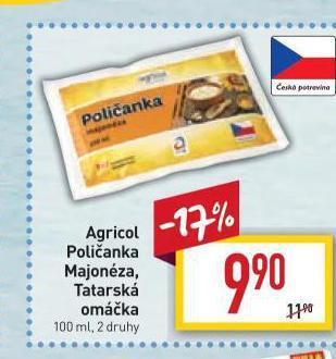 Billa Tatarská omáčka nabídka