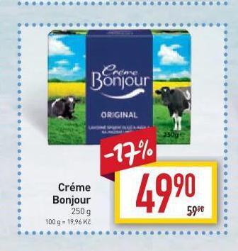 Créme bonjour
