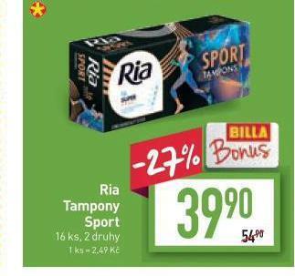 Billa Ria tampony nabídka