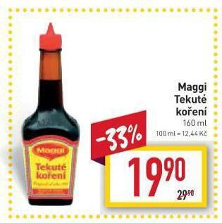 Billa Maggi tekuté koření nabídka