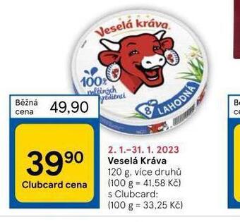 Tesco Sýr veselá kráva nabídka