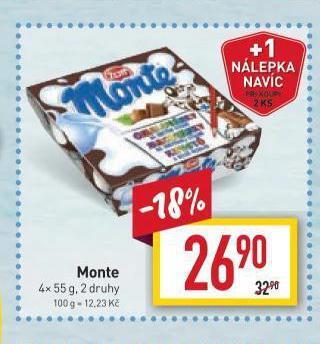 Billa Monte nabídka