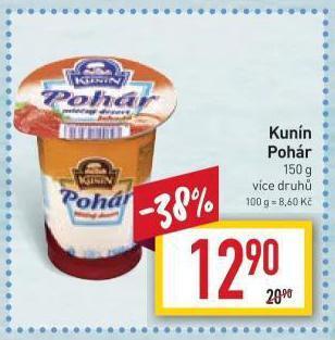Billa Kunín pohár nabídka