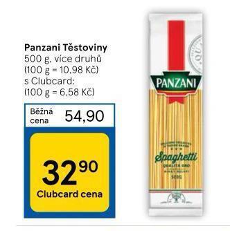 Panzani těstoviny