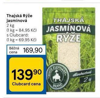 Tesco Thajská rýže jasmínová nabídka