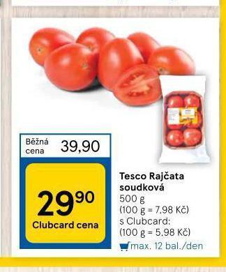 Tesco Rajčata nabídka