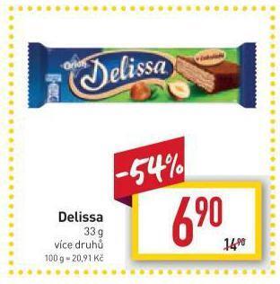 Billa Delissa nabídka