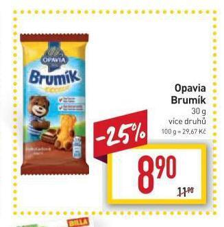 Billa Opavia brumík nabídka