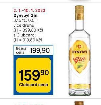Tesco Dynybyl gin nabídka