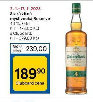 Tesco Stará žitná myslivecká nabídka