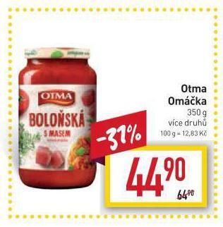 Billa Otma omáčka nabídka