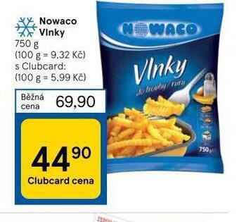 Tesco Nowaco vlnky nabídka