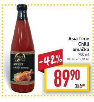 Billa Asia time chilli omáčka nabídka