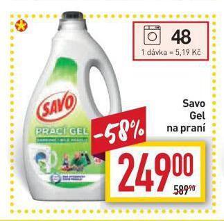 Billa Savo gel na praní nabídka