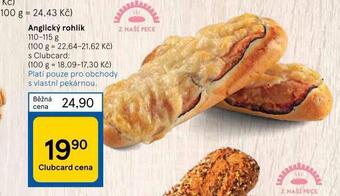 Tesco Anglický rohlík nabídka