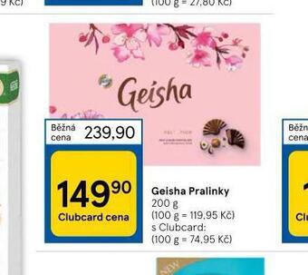 Tesco Geisha pralinky nabídka