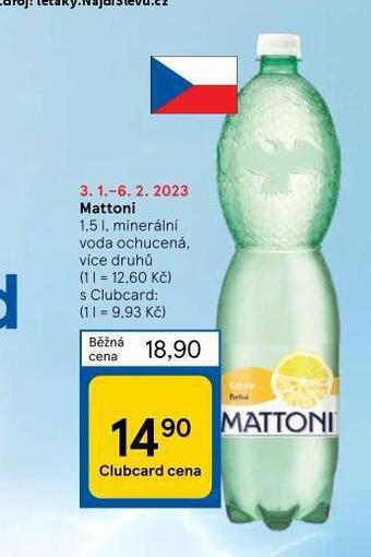 Tesco Mattoni nabídka