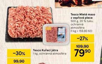 Tesco Mleté maso nabídka