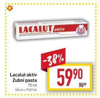 Billa Lacalut zubní pasta nabídka