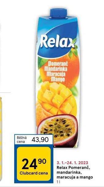 Tesco Relax nabídka