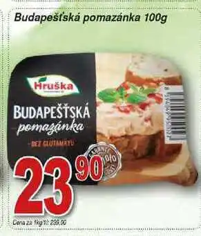 Hruška Hruška budapešťská pomazánka 100g nabídka