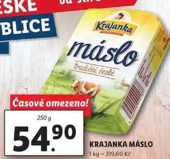 Lidl Krajanka máslo, 250 g nabídka