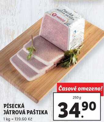 Lidl Písecká játrová paštika, 250 g nabídka