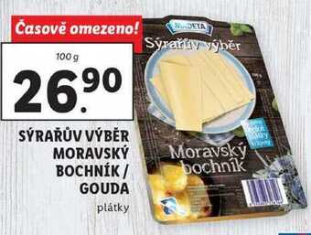 Lidl Sýrařův výběr moravský bochník / gouda, 100 g nabídka