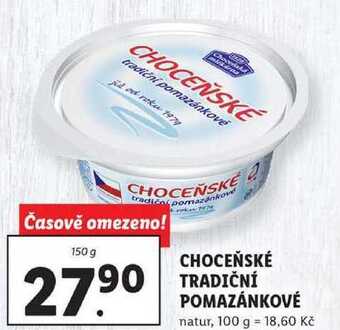 Lidl Choceňské tradiční pomazánkové natur, 150 g nabídka