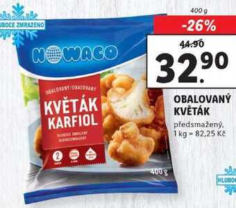 Lidl Obalovaný květák, 400 g nabídka